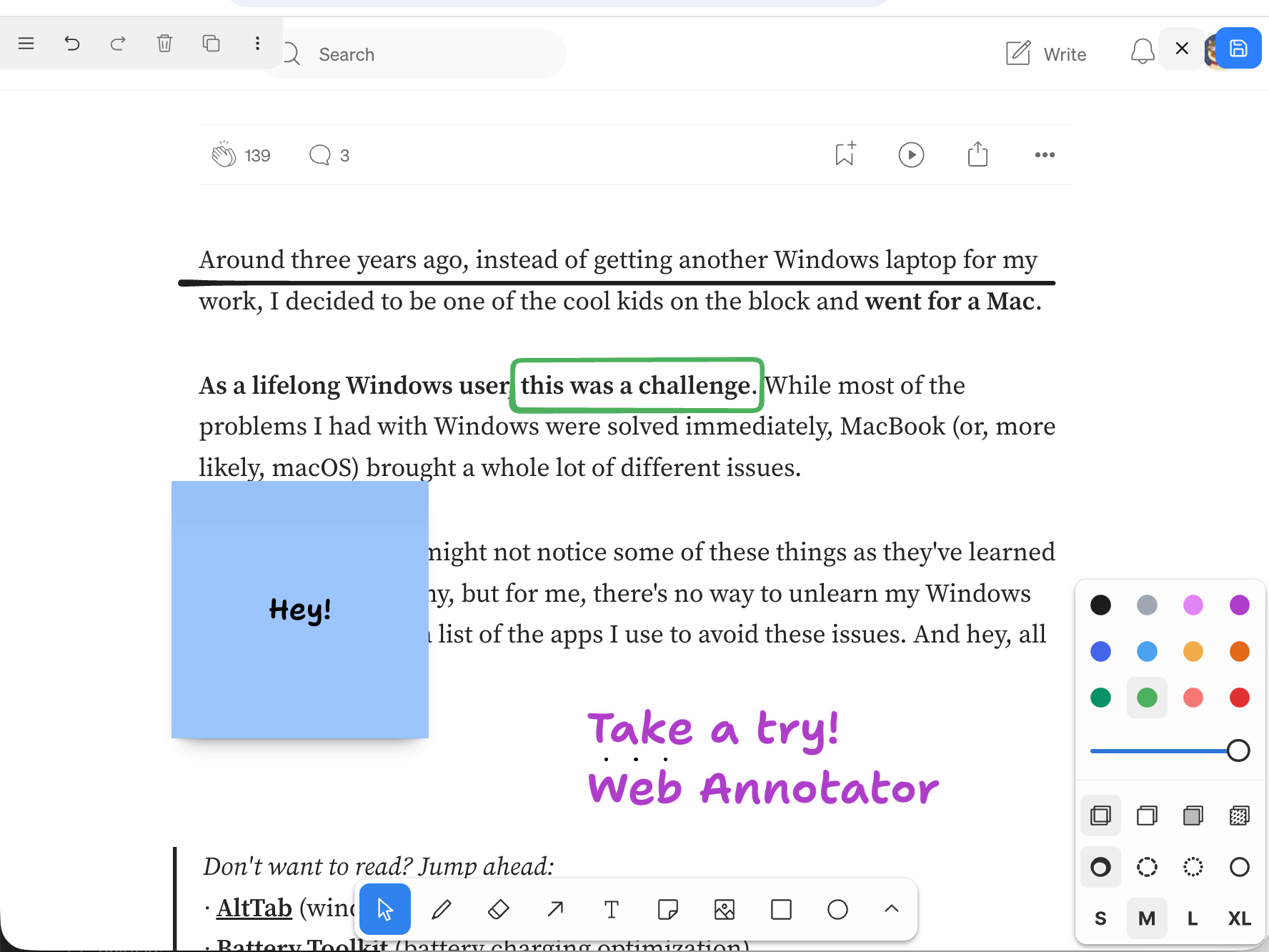 Web Annotator Details 2